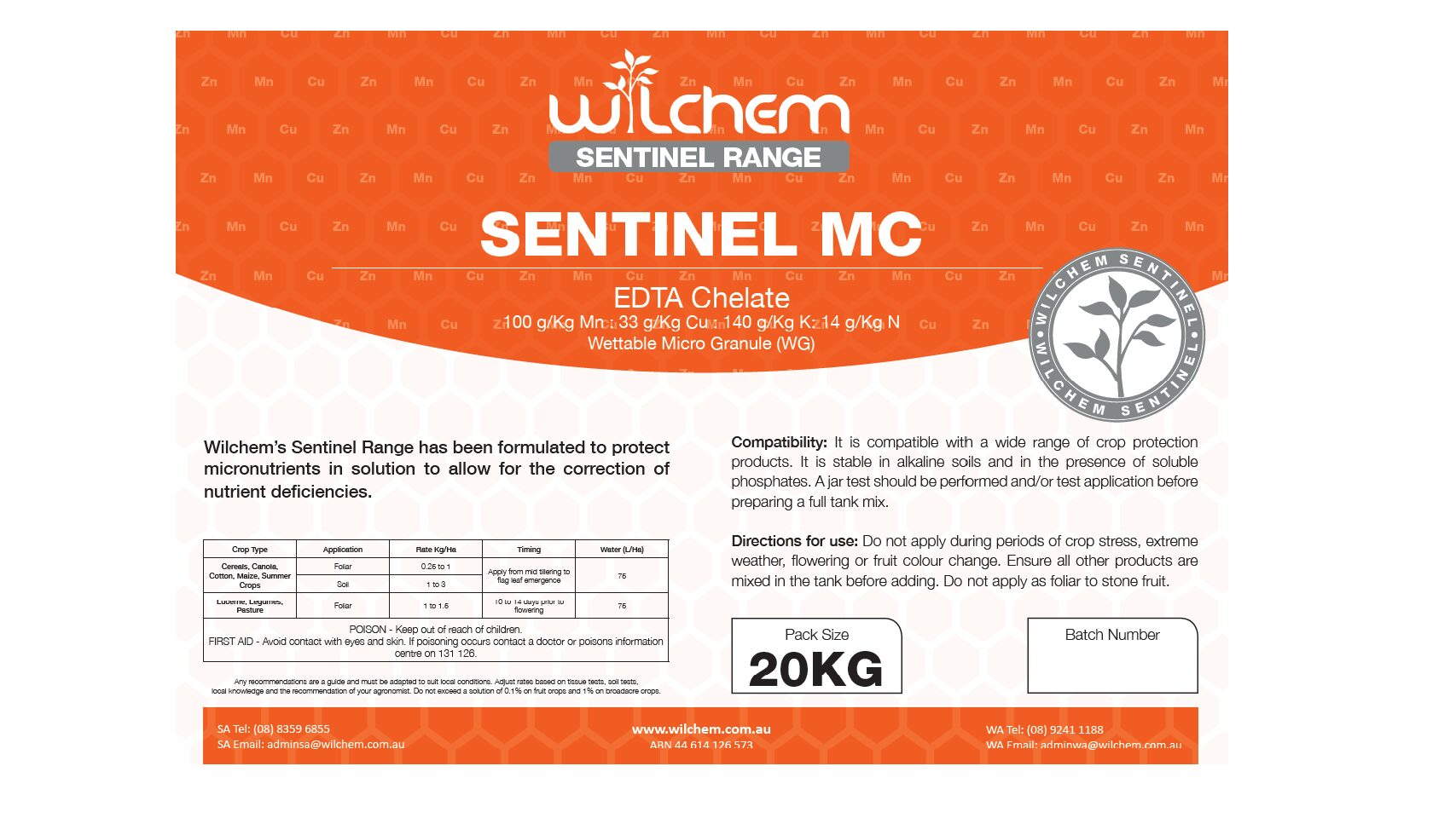 Sentinel MC Label